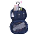 thumbnail image 4 of Neceser colgante impermeable portátil Kit organizador de cosméticos para viajes al aire libre (azul oscuro), 4 of 5