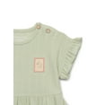 thumbnail image 3 of easy-peasy Toddler Girls Hacci Crochet Peplum Top & Embroidered Denim Shorts Set, 2-Piece, Sizes 18M-5T, 3 of 3