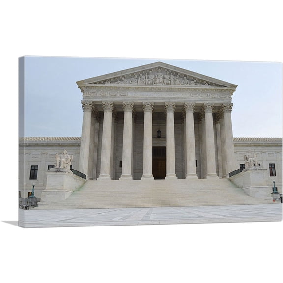 ARTCANVAS Supreme Court Building Washington DC USA Canvas Art Print - Size: 26" x 18" (0.75" Deep)