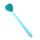 thumbnail image 2 of Cepillo de baño de silicona de doble cara Cepillos de masaje en forma de corazón con mango largo con gancho Tmvgtek Para estrenar, 2 of 7