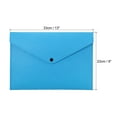 thumbnail image 2 of Uxcell File Bag Felt Folder A4 Size Document Storage Pouch, Blue 2 Pack, 2 of 5