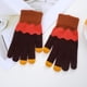 thumbnail image 2 of Guantes de invierno para mujeres niñas estudiantes guantes de punto guantes de pantalla táctil cálidos dedos completos guantes de punto para mujer invierno cálido cepillado, 2 of 5