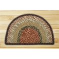 thumbnail image 1 of Capitol Importing 32-SM019 Burgundy-Mustard - 18 in. x 29 in. Small Rug Slice, 1 of 3