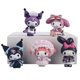 thumbnail image 3 of Juego de 5 minifiguras de Sanrio de 3 cm, Hello Kitty, Kuromi, modelo de decoración para tartas, juguete de escritorio, decoración para coche, 3 of 5