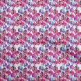 thumbnail image 1 of oneOone Georgette Viscose Fuschia Pink Fabric Abstracts Craft Projects Decor Fabric Printed By The Yard 42 Inch Wide, 1 of 5