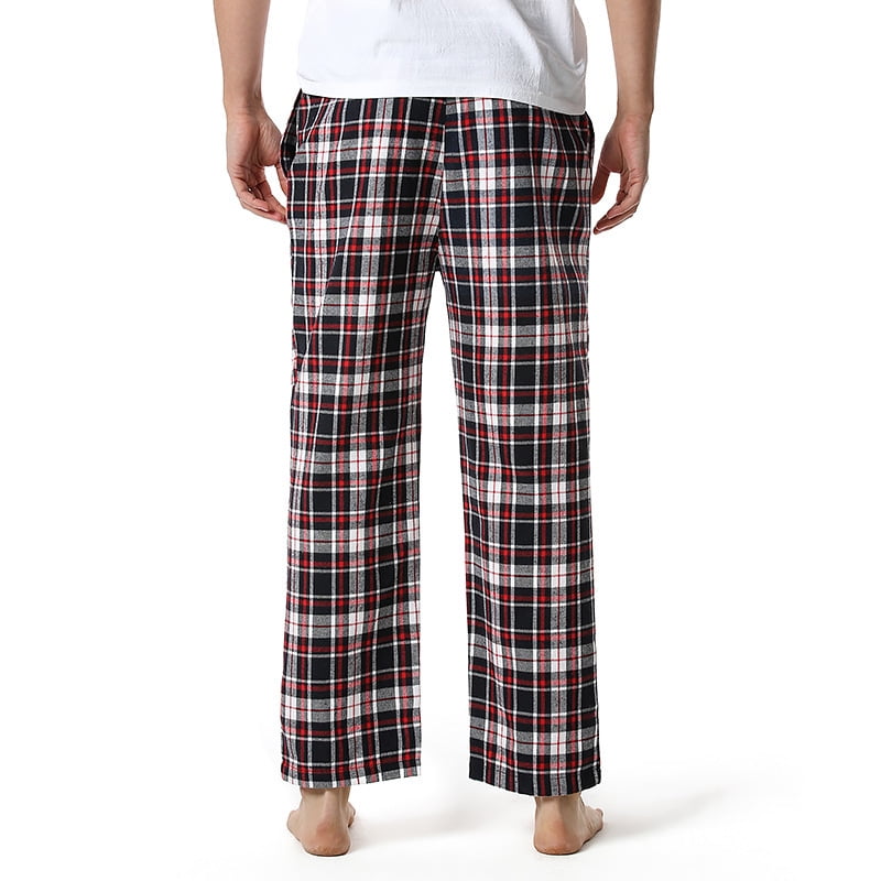Pantalon Pyjama a Carreaux en Flanelle Super Doux 126 Coton pour Homme
