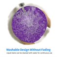 thumbnail image 6 of Disketp Glitter Purple Small Mouse Pad 7.9x7.9 Inches,Washable Round Mousepad For Office Laptop Computer,Non-Slip Rubber Base Mouse Pads For Wireless Mouse, 6 of 9