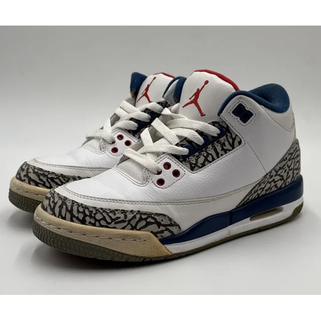 N I-K-E A i r-Jor-dan 3 Men's Size 5.5 Women’s Size 7 US 854262-106 True Blue Shoes