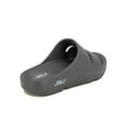 thumbnail image 2 of JBU Womens Gray Comfort Cut Out Dover Round Toe Wedge Slip On Slide Sandals Shoes 7, 2 of 4