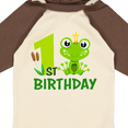 thumbnail image 4 of Inktastic 1st Birthday Prince Frog Boys Long Sleeve Baby Bodysuit, 4 of 5