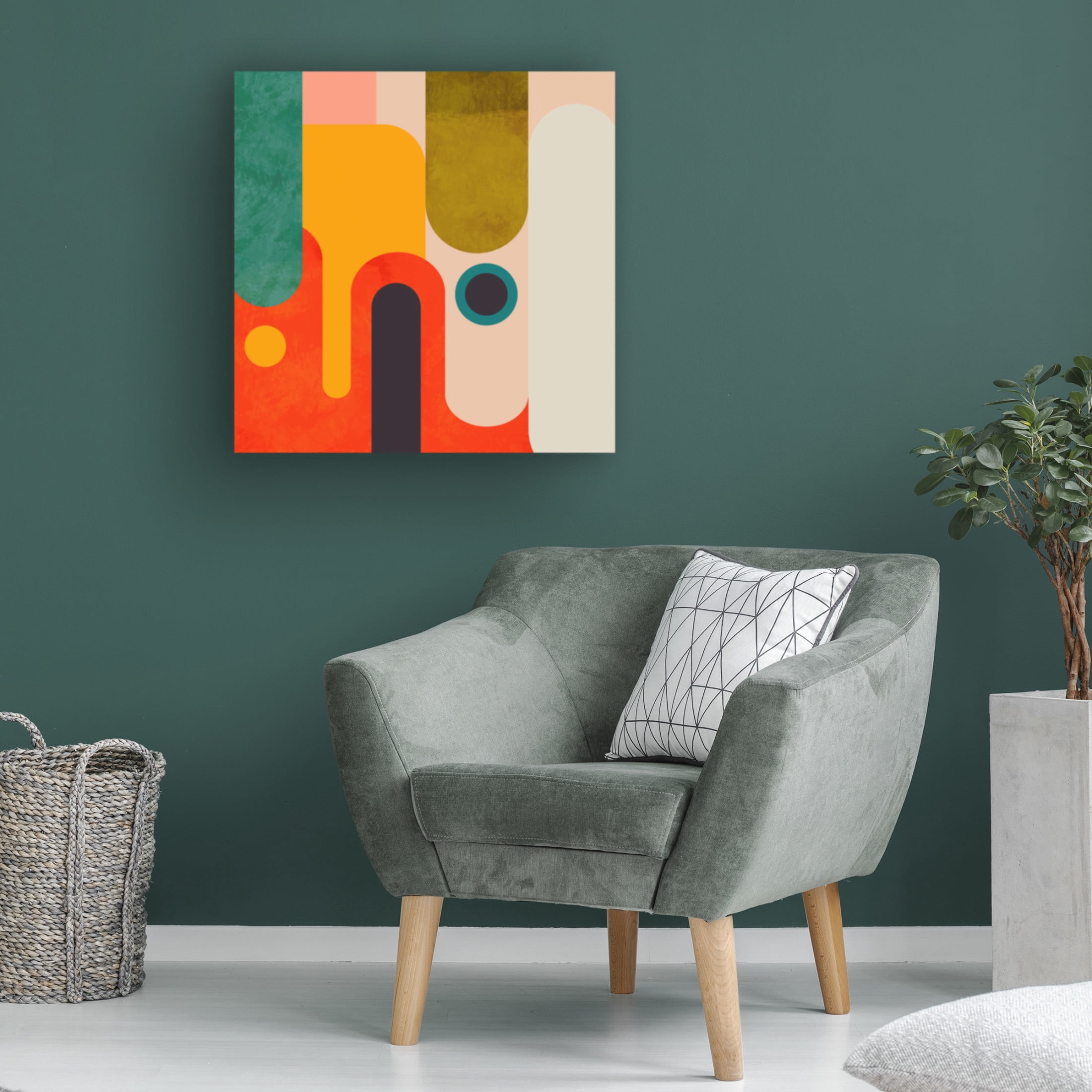 Trademark Fine Art Ana Rut Bre Geometry New11 3 Canvas Wall Art