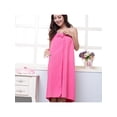 thumbnail image 3 of Women's Bath Bowknot Towel Microfiber Spa Beach Bath Shower Wrap Robe Dress, 3 of 4