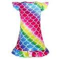 thumbnail image 6 of Jurebecia Girls Nightgowns Mermaid Nightgown Ariel Princess Pajama Dresses for Girls Sleepwear Night Kids Toddler Soft Nightgown 110 CM 3-4 Years, 6 of 10