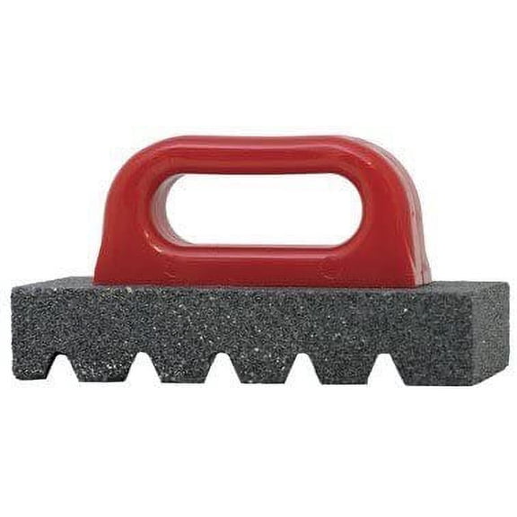 Ali Industries Gator Grit Rubbing Brick - Fluted Silicone Carbide, Concrete Rubbing Stone - 8 x 3.5 x 1.5 — Home & Garage Storage, Stackable Design
