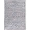 thumbnail image 2 of Contemporary Home Living 3.25' x 5' Tribal Lattice Area Throw Rug - Gray and Blue, 2 of 7