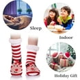 thumbnail image 4 of Kids Slipper Socks Boys Girls Fuzzy Soft Thick Cozy Warm Fleece lined Winter Indoor Christmas Socks, 4 of 6