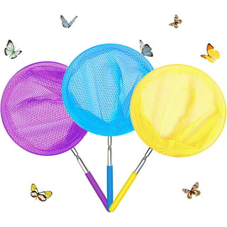 UDIYO Children Extendable Pole Fishing Net Insect Fish Butterfly