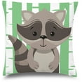 thumbnail image 1 of Awkward Styles Nursery Decorative Pillow Covers Raccoon Throw Cushion Case, 1 of 2