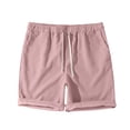 thumbnail image 5 of Hiijoy Boys Casual Corduroy Shorts Elastic Waist Drawstring Shorts Kids Athletic Shorts, 5 of 6