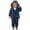 t#732Navy2305, variant on CAIVO Toddler Child Boys Girls Winter Coat Long Sleeve Hooded Jacket Kids Thicken Windproof Zipper Warm Outwear Trousers Overalls Suspender Pants Outfit Sets Trendy Clothing Sets