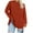 Watermelon Red 1, variant on BLVB Womens Plus Size Long Sleeve Shirts Crewneck Casual Tunic Tops Basic T Shirts Loose Fit Tee Tops
