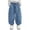 Light Blue, variant on Boys Straight Leg Denim Jeans Loose Fit Cargo Pocket Denim Pants Boys Pull On Jeans Elastic Waist Light Blue Size 9-10Years