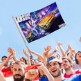 thumbnail image 4 of Rocket League Bandera impresa con temática, regalo perfecto para fanáticos, amigos y familiares, y adecuada para actividades al aire libre e interiores, decoraciones de fiesta. 90 cm × 150 cm., 4 of 6