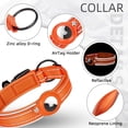 thumbnail image 3 of LAICAIW Collier pour Chien Réfléchissant avec AirTag, Collier pour Chien avec AirTag en Forme de Pomme Rembourré, Collier pour Chien Robuste avec Étui de Support pour AirTag, Accessoires Ajustables pour AirTag, Collier pour Animaux de Compagnie pour Petit Moyen Grand Chien, TG (19 Pieds'-22 Pieds), 3 of 6