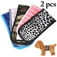 thumbnail image 1 of 2 Pcs Couche pour Chien Lavable Réutilisable Bande de Ventre pour Chien Coussin de Période pour Chien Féminin, 1 of 10