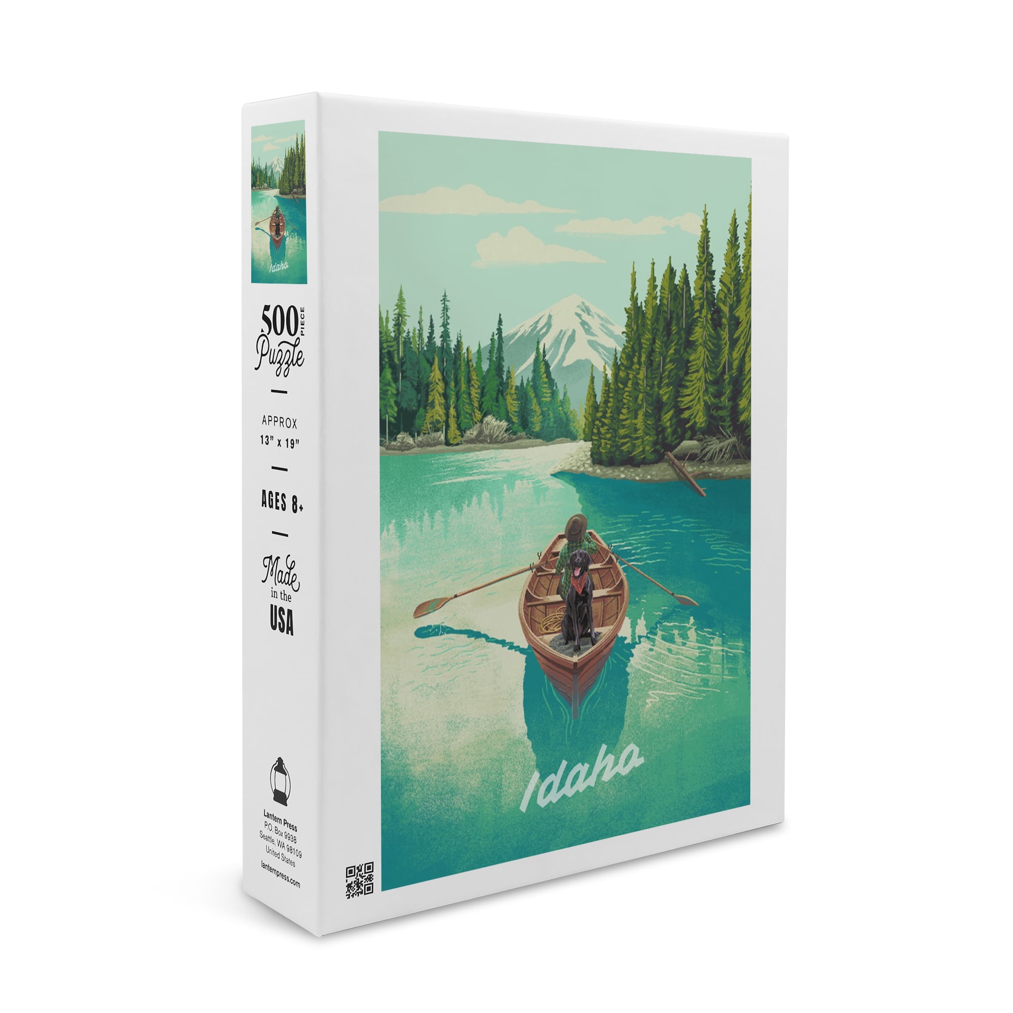 Idaho, Quiet Explorer, Boating, Mountain (19x27 inches, Premium 500