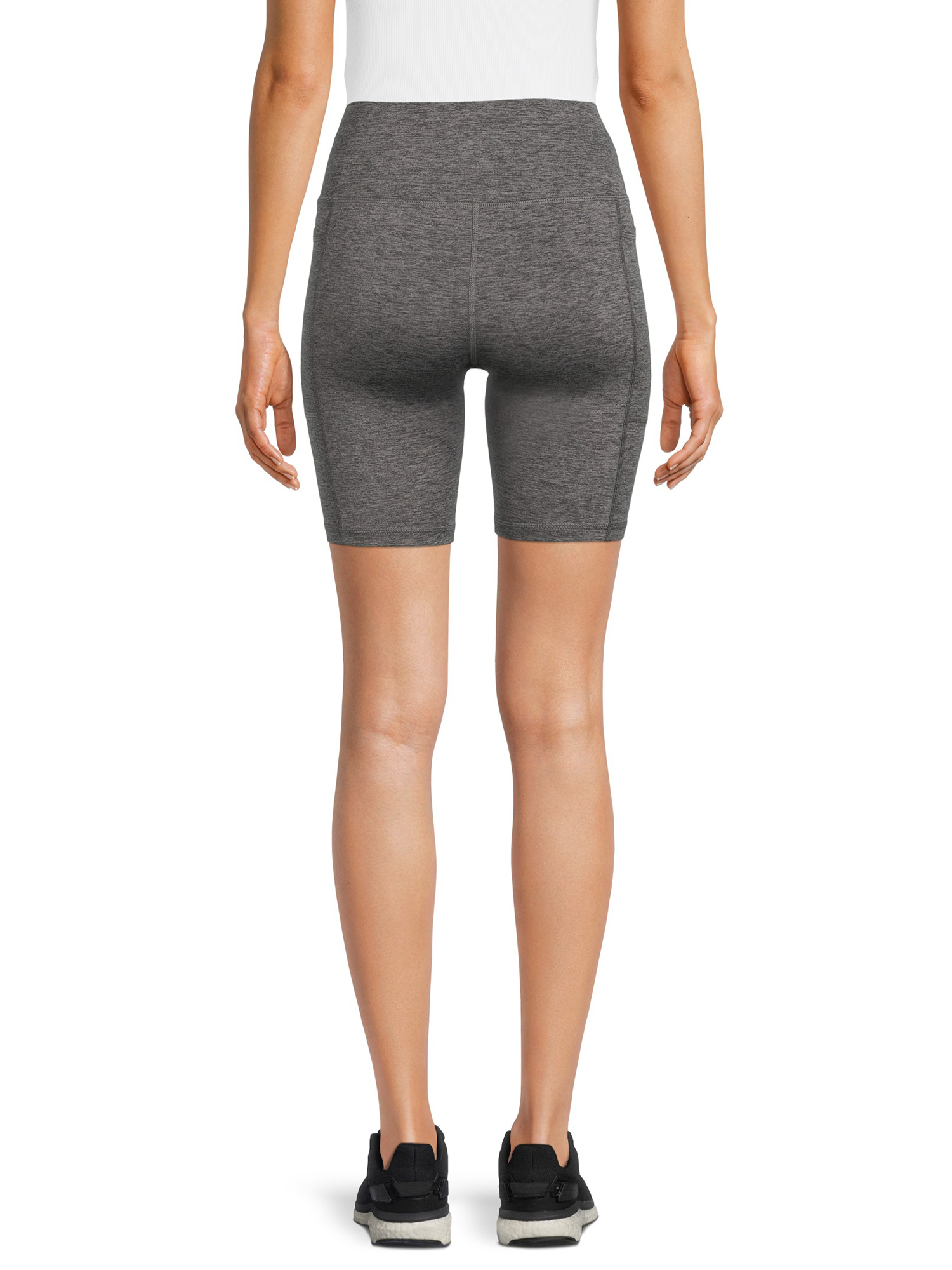 Athletic Works Women's 7" Bike Shorts, Black photo 2