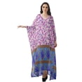 thumbnail image 2 of Moomaya Women's Swimsuit Cover up Caftan Swimwear Sheer Turkish Kaftans Beach Long Dress, 2 of 6