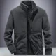 thumbnail image 5 of Nuevas chaquetas abrigadas de almacén para hombres, abrigos cálidos de invierno para hombres, abrigos casuales de algodón con capucha gruesa de polar, ropa deportiva, sudaderas de talla grande, 5 of 5
