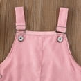 thumbnail image 3 of Bagilaanoe Toddler Baby Girl Overalls Dress Sleeveless A-line Corduroy Dresses 1T 2T 3T 4T 5T Kids Casual Suspender Skirt, 3 of 6