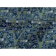 thumbnail image 4 of oneOone Viscose Jersey Fabric Stripe & Square Geometric Fabric Prints By Yard 60 Inch Wide, 4 of 5