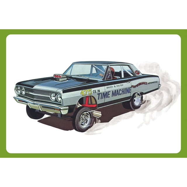 1965 Chevy Chevelle AWB "Time Machine" (AMT1302) 1:25 Scale Car Plastic Model Kit
