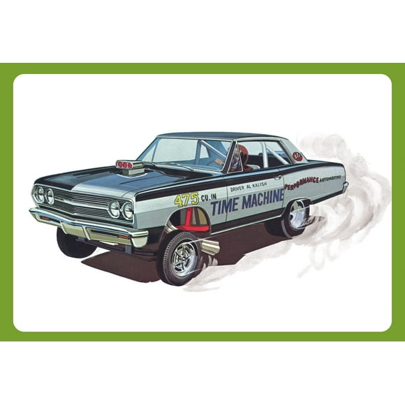 1965 Chevy Chevelle AWB "Time Machine" (AMT1302) 1:25 Scale Car Plastic Model Kit