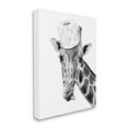 thumbnail image 2 of Stupell Industries Giraffe & Toilet Paper Bathroom Animals & Insects Painting Gallery Wrapped Canvas Print Wall Art, 2 of 5