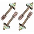 thumbnail image 1 of 4 Pack M8 X 100mm 4 In 1 Furniture Fittings, Half Moon Furniture Connectors, Spacer Washers For Table, Bed Assembly, Bolts And Nuts, 1 of 4