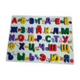 thumbnail image 4 of Rompecabezas del alfabeto para practicar, juguete de aprendizaje Montessori, tablero colorido con letras tempranas, rompecabezas del alfabeto rus Sunnimix Rompecabezas de madera, 4 of 8