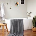 thumbnail image 5 of Mecorevxz Velvet Bath Towels 70 x 140 Inches,Extra Large & Light Weight,Quicker to Dry,Super Soft & Absorbent,Suitable for Wrap Yourself in,Gray, 5 of 6