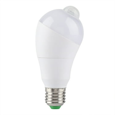 Led Motion Sensor Lamp LED Light Motion Sensor Bulb Lamp 350?Rotating Sensing  For Hallway E27Cool White, 7W