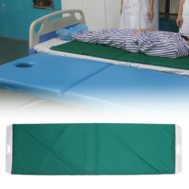 Planche de Transfert pour Patient, Verte, Haute Résistance, Coussin de Positionnement en Nylon Détachable, Léger pour Hôpital