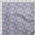 thumbnail image 4 of oneOone Georgette Viscose Purple Fabric Writing Text Sewing Material Print Fabric By The Yard 42 Inch Wide, 4 of 4