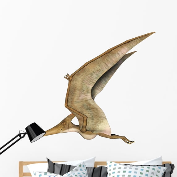 Flying Pteranodon Wall Mural by Wallmonkeys Peel and Stick Graphic (48 in H x 48 in W) WM99428