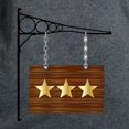 thumbnail image 3 of CafePress - 3 Star Hanging Sign T Shirt - Women's Traditional Fit Dark T-Shirt, 3 of 4