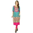 thumbnail image 1 of Phagun Kurta Bollywood de Designer Indienne pour Femmes Kurti Ethnique Tunique en Coton Robe, 1 of 5