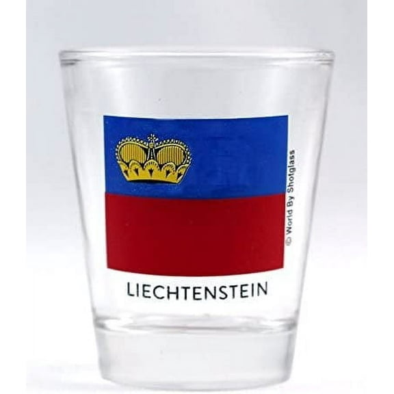Liechtenstein Flag Shot Glass