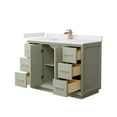thumbnail image 7 of Wyndham Collection Wcf414148s-Vca-Unsmxx Strada 48" Free Standing Single Basin Vanity Set, 7 of 7