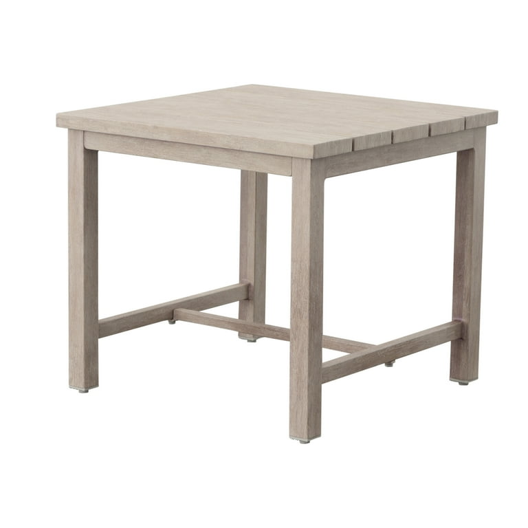 Durable Outdoor End Table - Solid Aluminum Construction